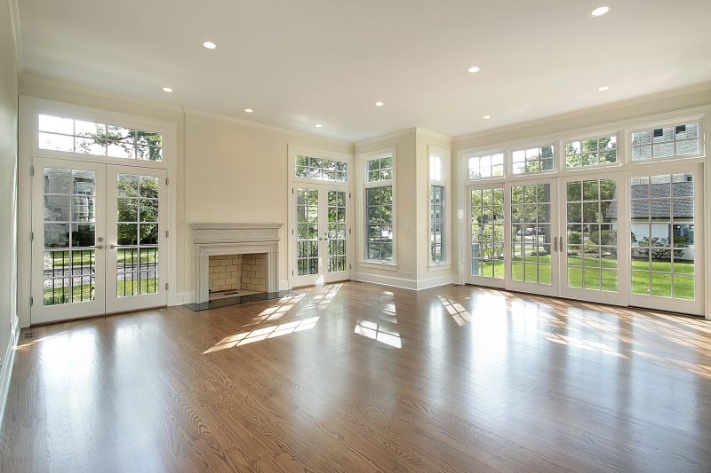 Large Picture Windows in a Living Room